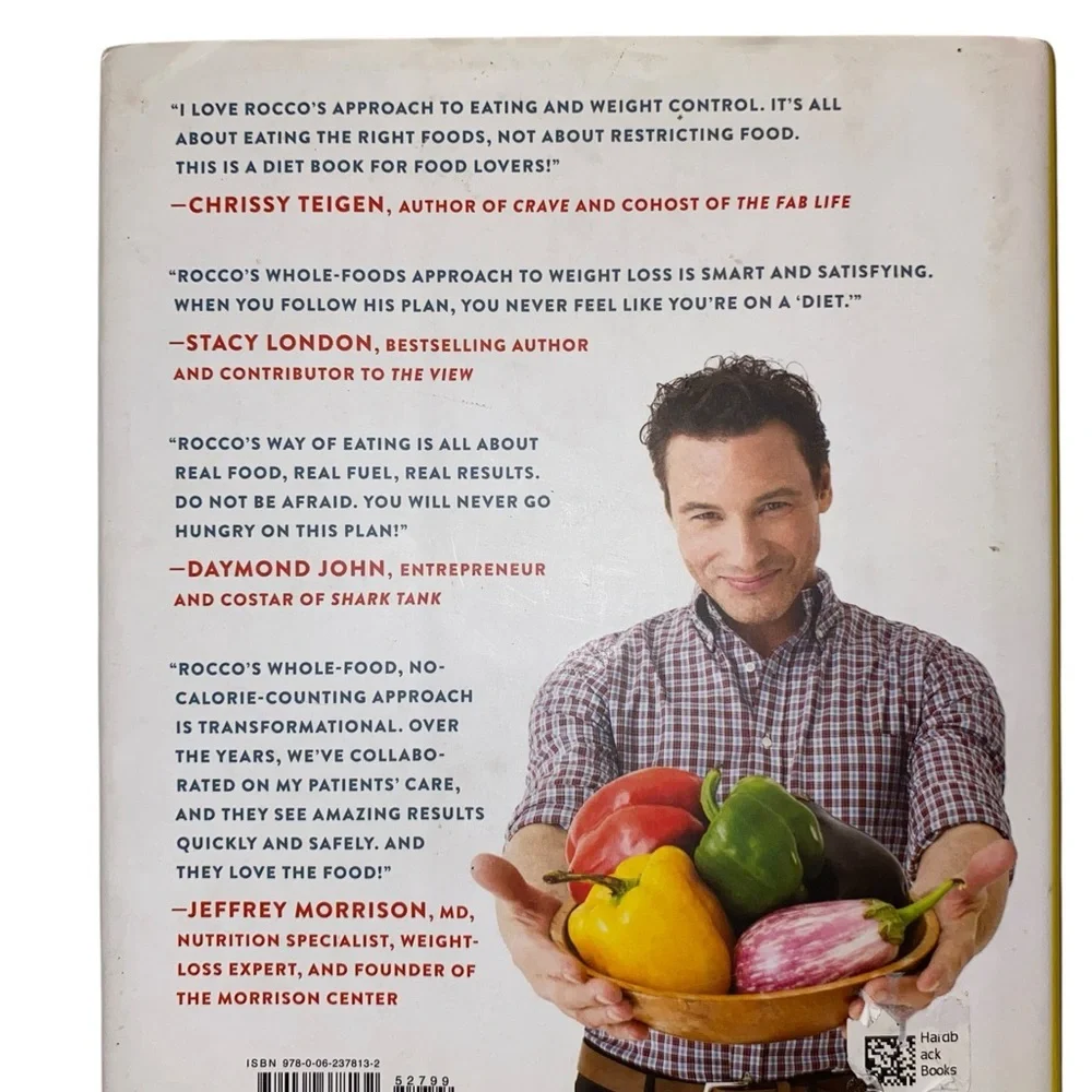 The Negative Calorie Diet by Chef Rocco Disport cook book Smoothies Salads Pizza
